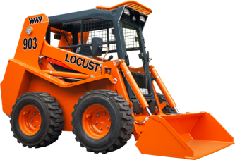 Šmykom riadený nakladač Locust 903